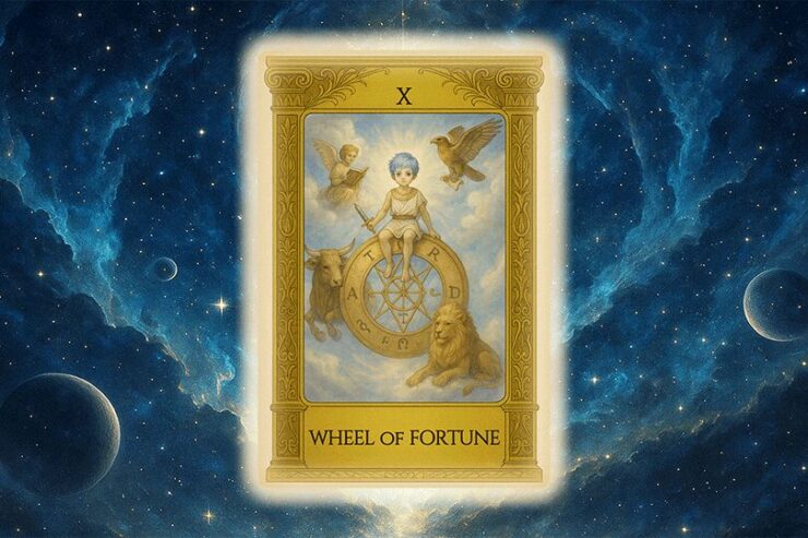 タロットカード「運命の輪（Wheel of Fortune）」の意味と解説｜大アルカナ