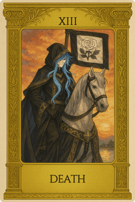 タロットカード「死神(Death)」正位置