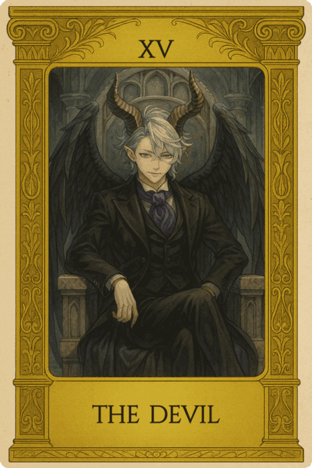 タロットカード「悪魔(The Devil)」正位置