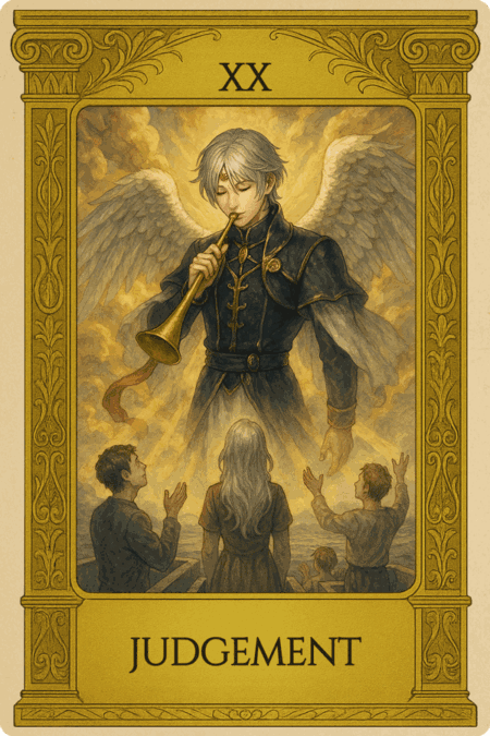 タロットカード「審判(Judgement)」正位置