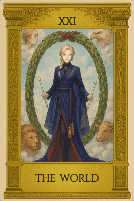 タロットカード「世界(The World)」正位置