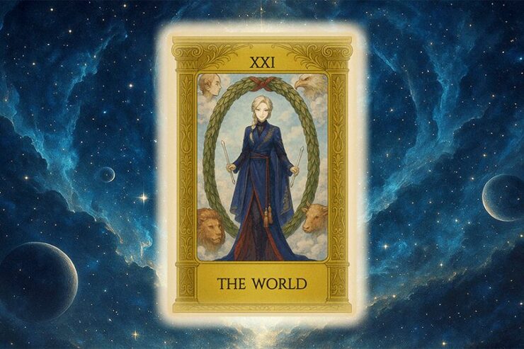 タロットカード「世界（The World）」の意味と解説｜大アルカナ