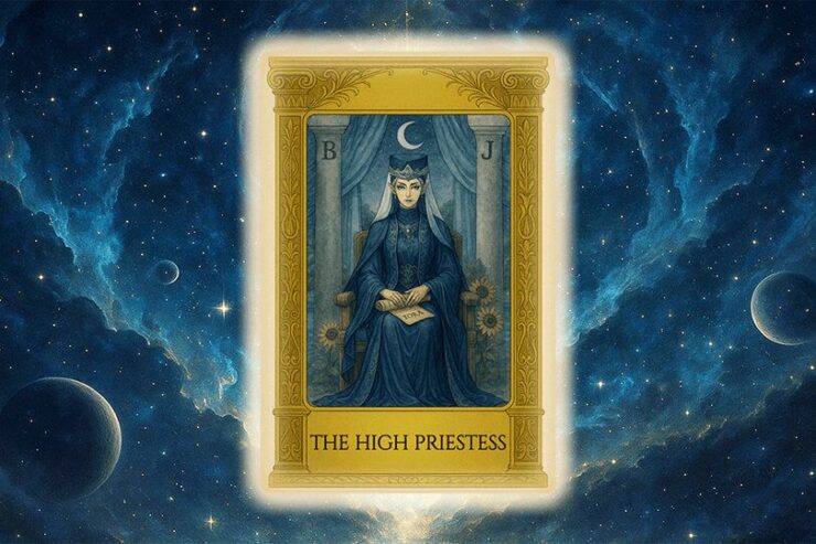 タロットカード「女教皇(The High Priestess)」の意味と解説|大アルカナ